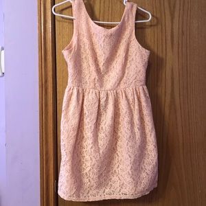 Light Pink Floral Forever 21 Dress